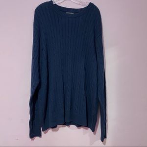 Blue knitted cambridge classics sweater